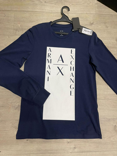 Armani exchange tshirt חולצת שרוול ארוך ארמני אקסצ'ינג